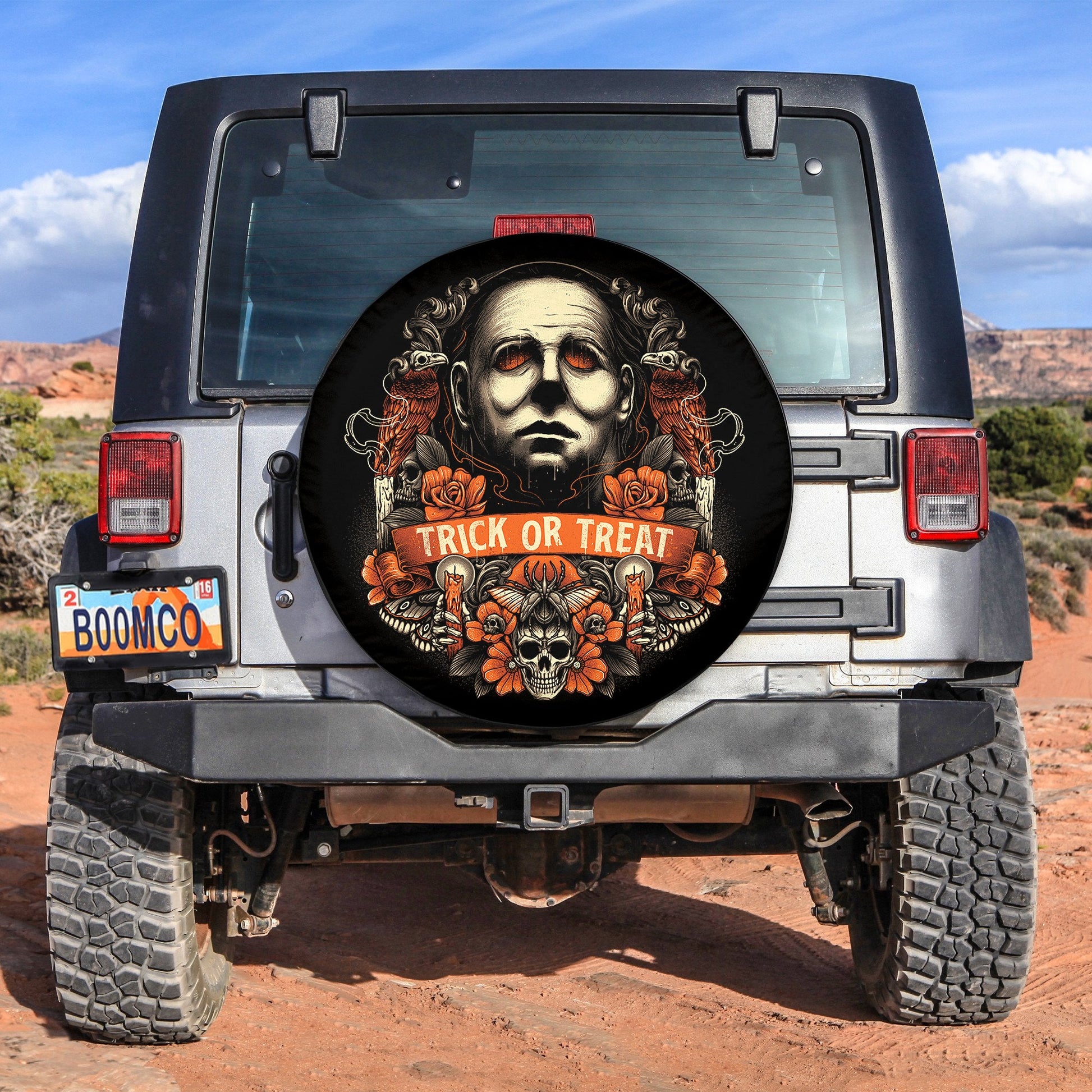 Trick Or Treat Spare Tire Cover