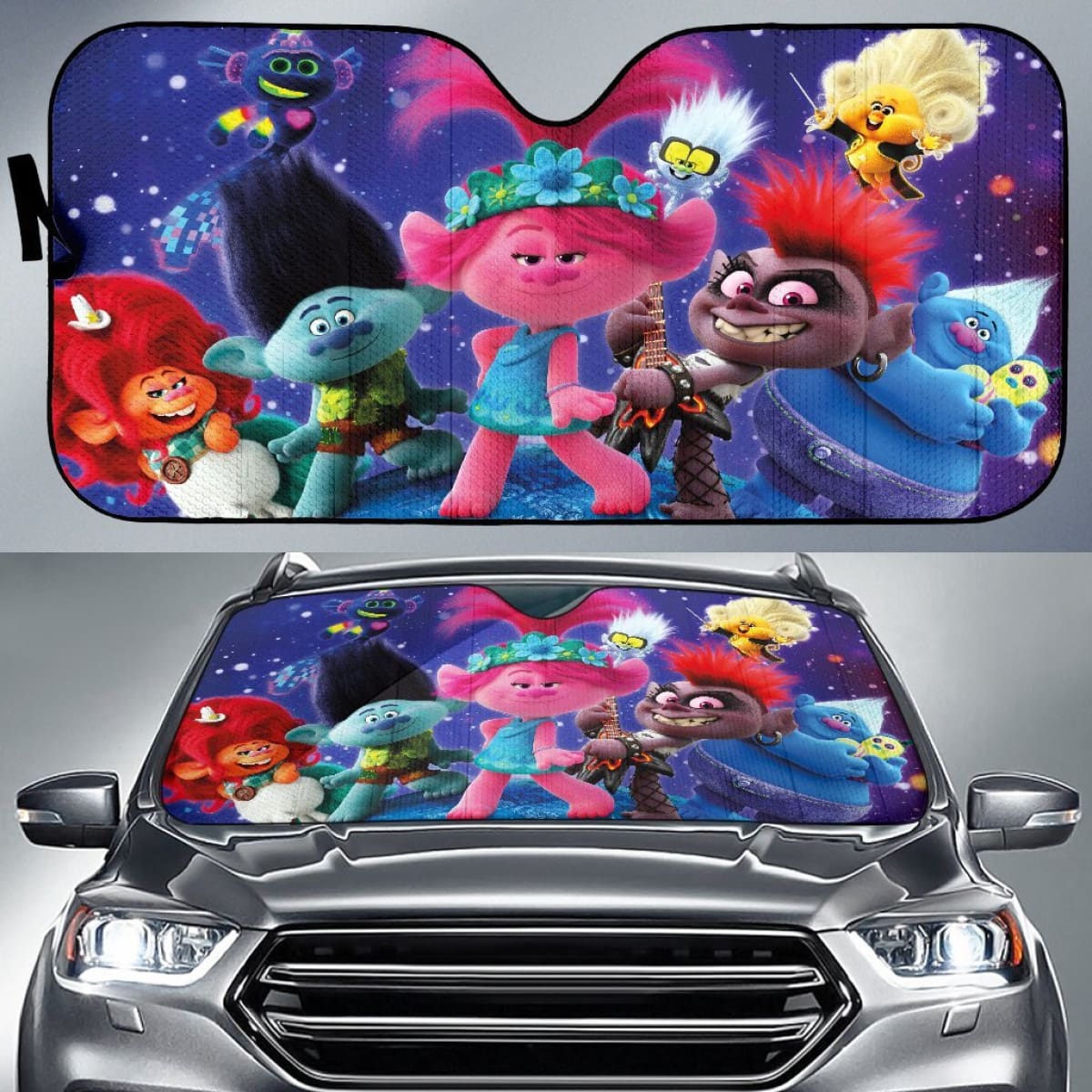 Trolls World Tour Movie 2020 Car Sun Shade amazing best gift ideas 2020 Universal Fit 174503