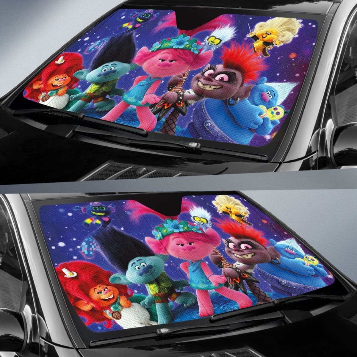 Trolls World Tour Movie 2020 Car Sun Shade amazing best gift ideas 2020 Universal Fit 174503
