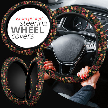 Tropical Forest Premium Car Steering Wheel Cover