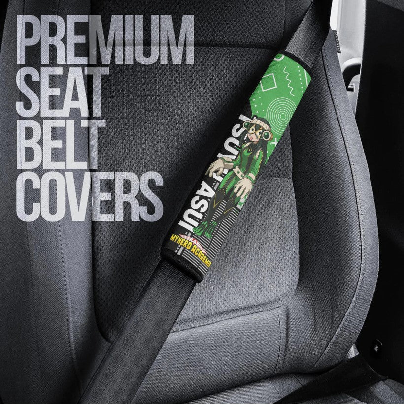 Tsuyu Asui Anime Froppy My Hero Academia Car Seat Belt Cover Custom Car Accessories