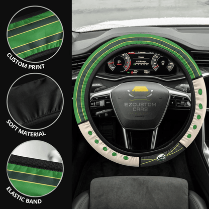 Tsuyu Asui Anime Steering Wheel Cover Custom Anime My Hero Academia Car Accessories