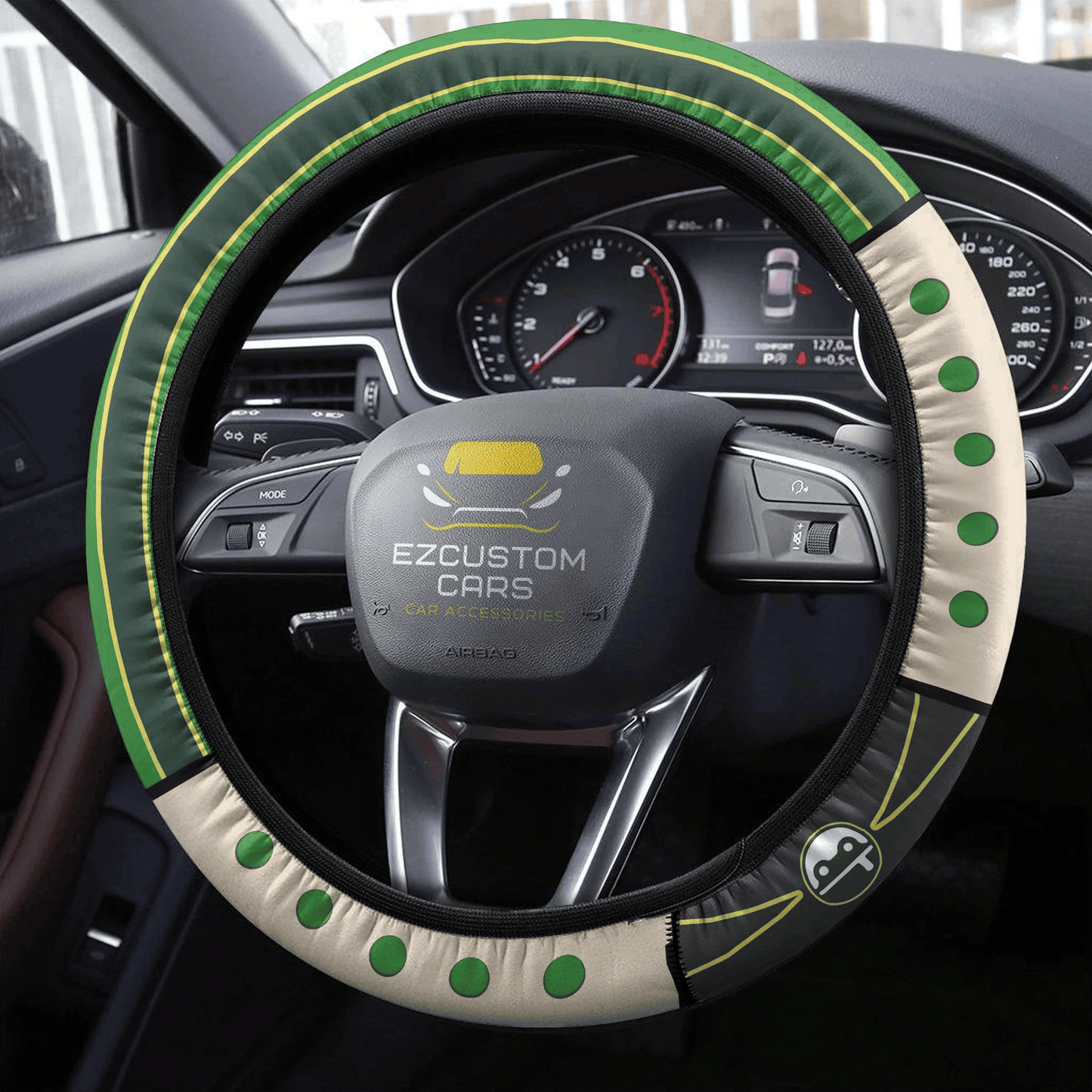 Tsuyu Asui Anime Steering Wheel Cover Custom Anime My Hero Academia Car Accessories