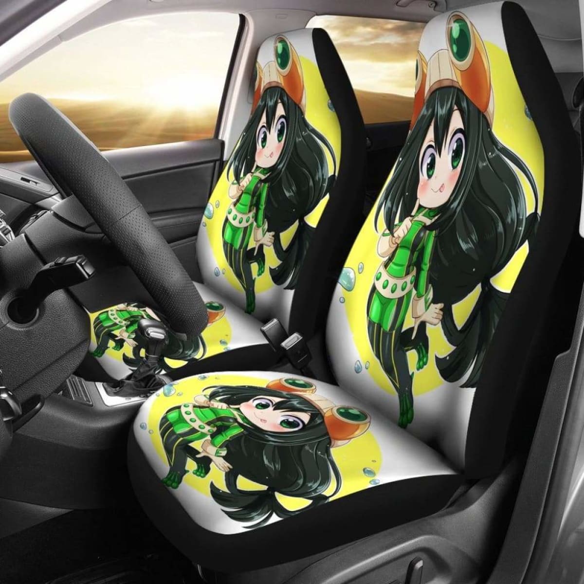 Tsuyu Chibi Car Seat Covers Universal Fit 051012