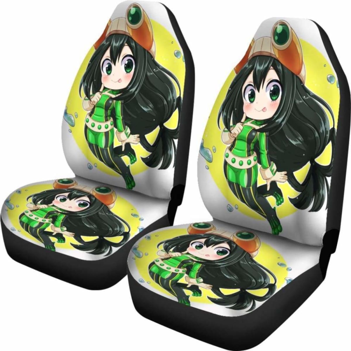 Tsuyu Chibi Car Seat Covers Universal Fit 051012