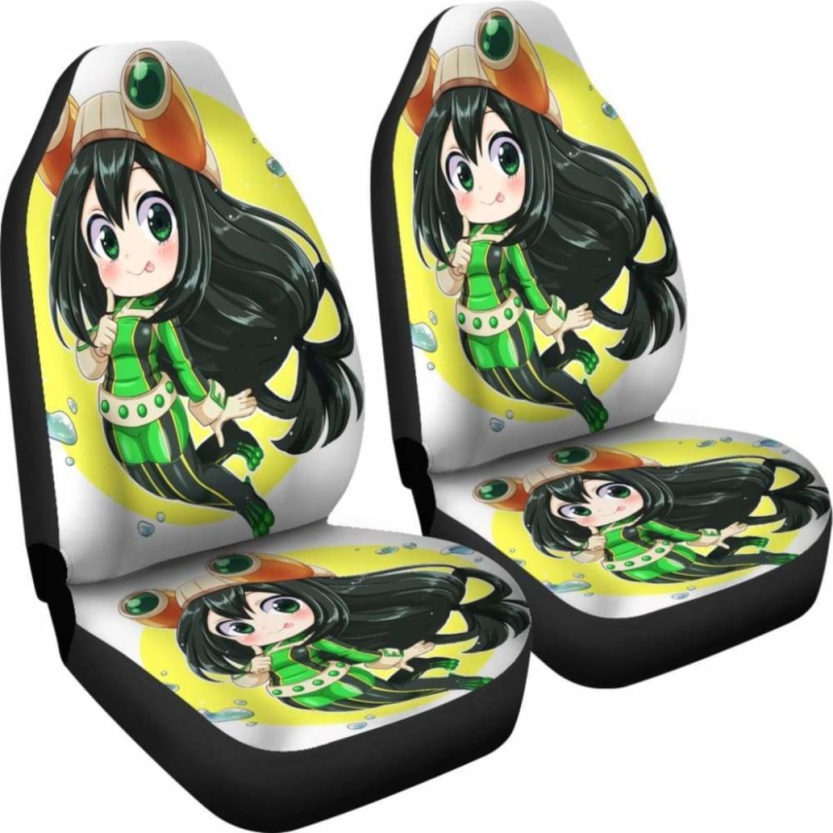 Tsuyu Chibi Car Seat Covers Universal Fit 051012