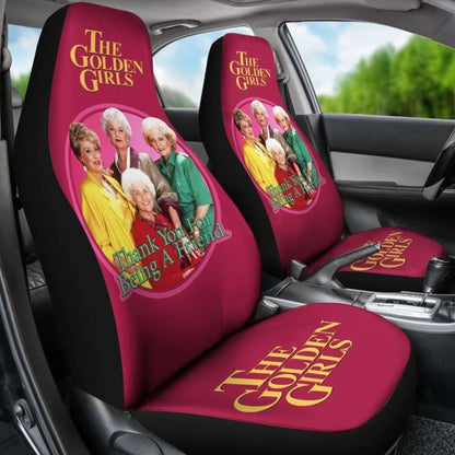 Tv Show The Golden Girls Circle Friend Car Seat Cover2 Universal Fit 051012
