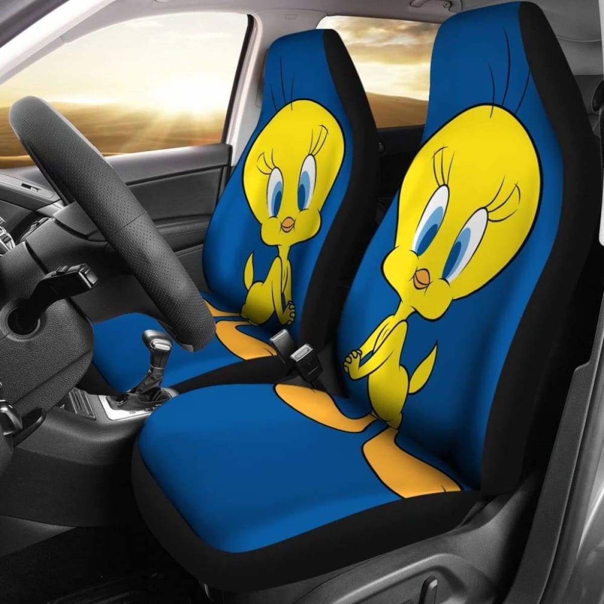 Tweety Bird Car Seat Covers 100421 Universal Fit