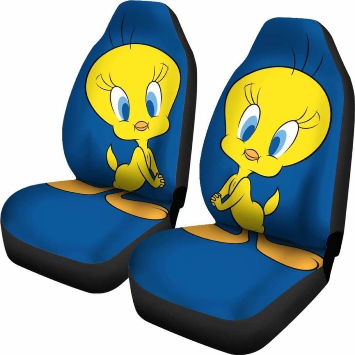 Tweety Bird In Blue Theme Car Seat Covers Universal Fit 051012