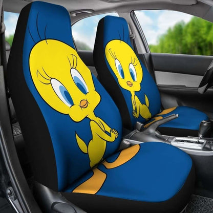 Tweety Bird In Blue Theme Car Seat Covers Universal Fit 051012