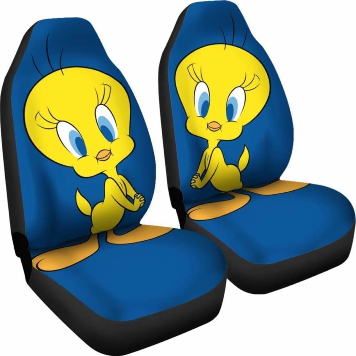 Tweety Bird In Blue Theme Car Seat Covers Universal Fit 051012