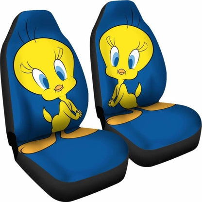 Tweety Bird In Blue Theme Car Seat Covers Universal Fit 051012