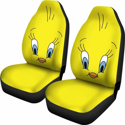 Tweety Bird Zoom 3D Cartoon Car Seat Covers Universal Fit 051012