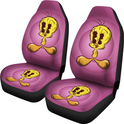 Tweety Car Seat Covers Looney Tunes Cartoon Fan Gift H200212 Universal Fit 225311