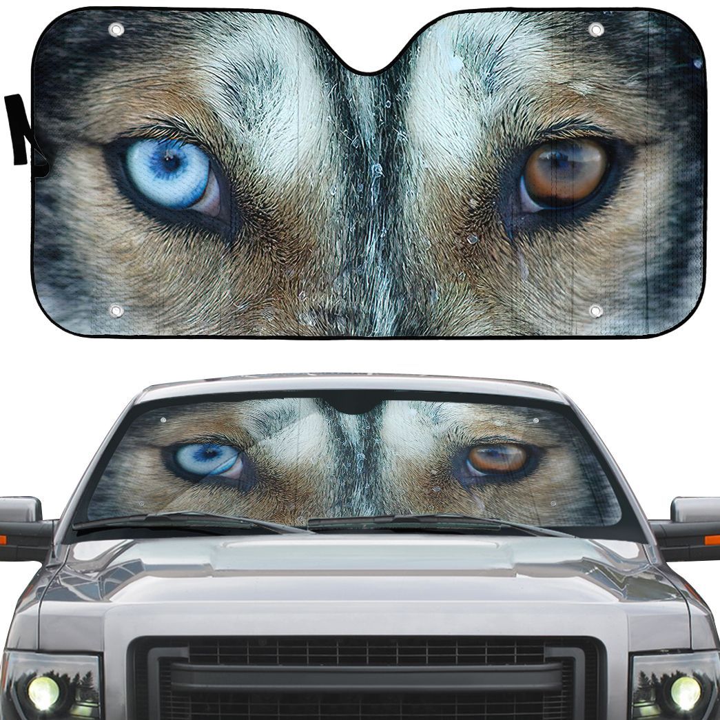 Gearhuman 3D Two-Color Eyes Wolf Sunshade