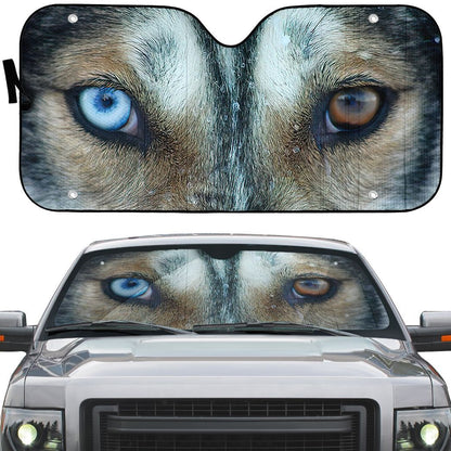 Gearhuman 3D Two-Color Eyes Wolf Sunshade