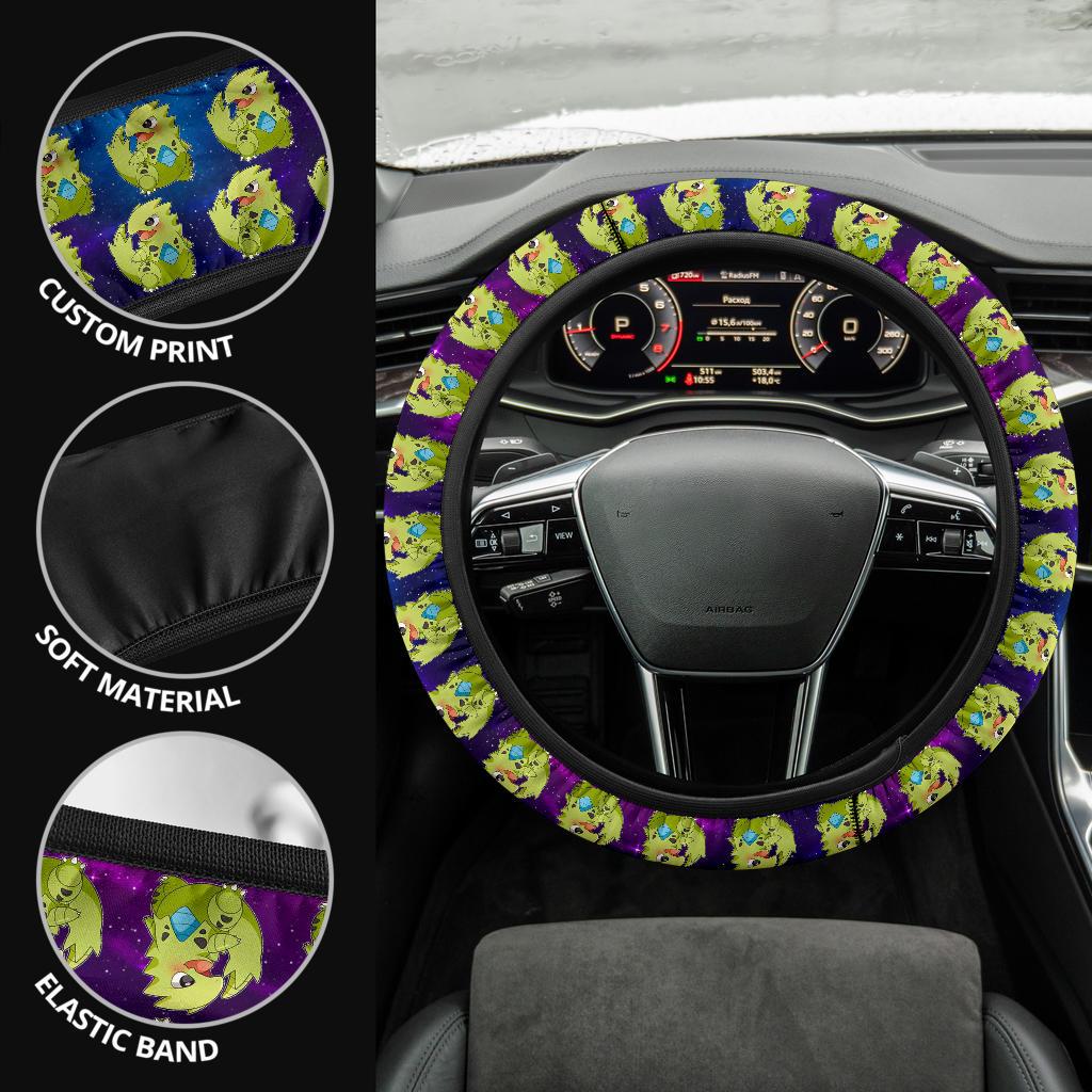Tyranitar Anime Custom Car Steering Wheel Cover