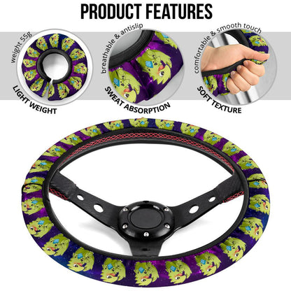 Tyranitar Anime Custom Car Steering Wheel Cover