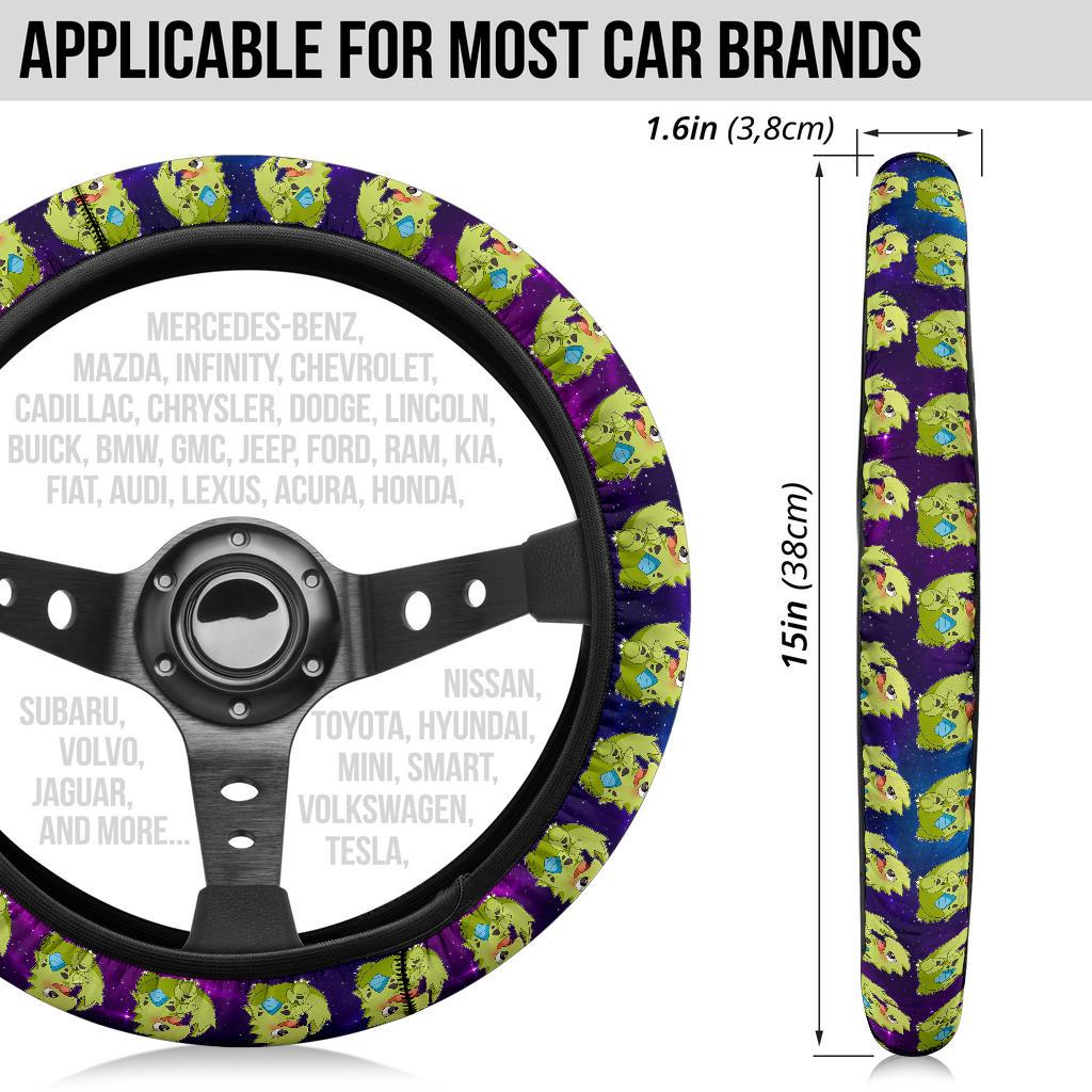 Tyranitar Anime Custom Car Steering Wheel Cover