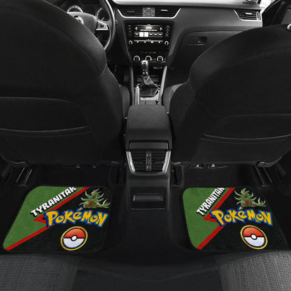 Tyranitar Car Floor Mats Custom Anime Car Interior Accessories