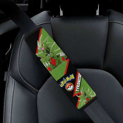 Tyranitar car seat belt covers Anime Custom Car Accessories