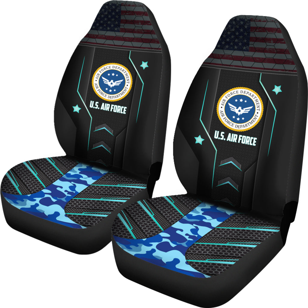U.S Air Force Blue Camouflage Car Seat Covers