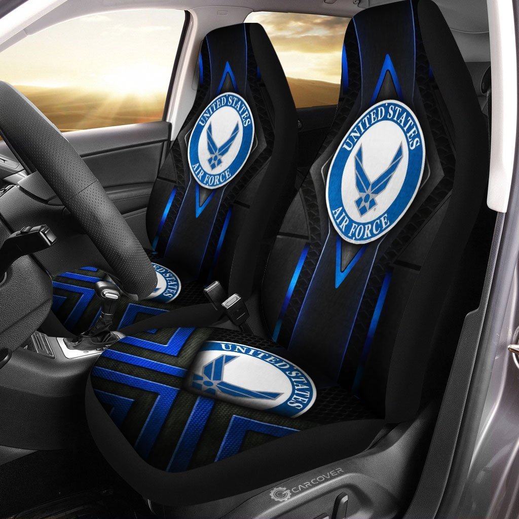 U.S Air Force Car Seat Covers Custom Military Car Accessories For Retired Air Force