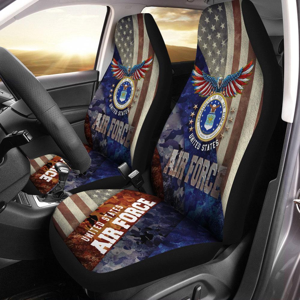 U.S Air Force Car Seat Covers Custom US Armed Forces