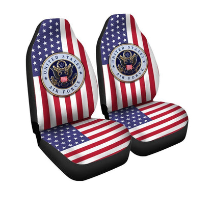 U.S Air Force Car Seat Covers Custom US Flag Car Accessories