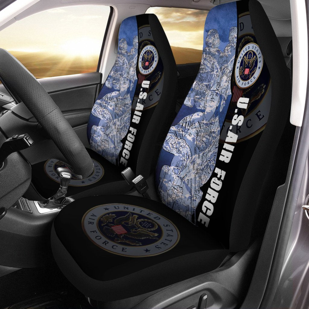 U.S Air Force Car Seat Covers Custom USAF Car Accessories Patriotic