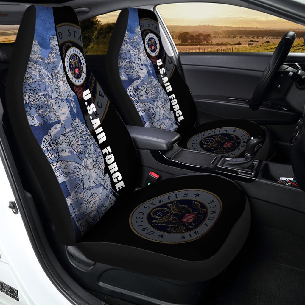 U.S Air Force Car Seat Covers Custom USAF Car Accessories Patriotic
