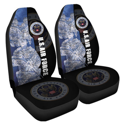 U.S Air Force Car Seat Covers Custom USAF Car Accessories Patriotic