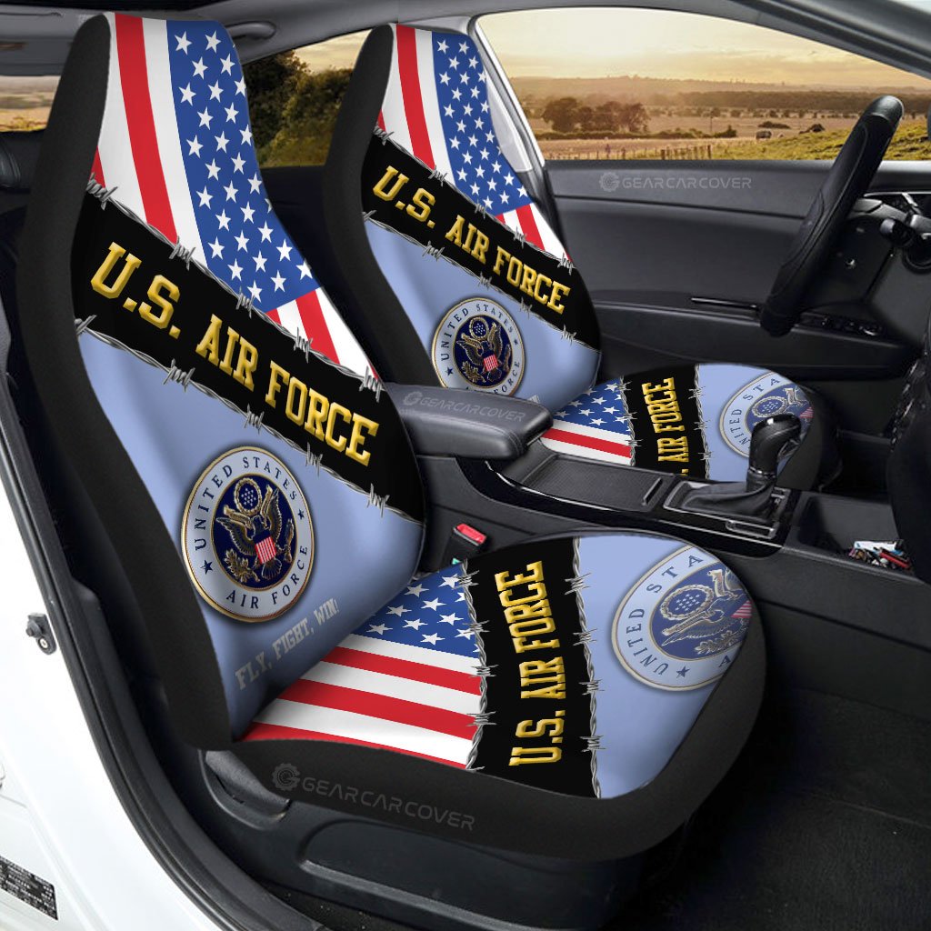 U.S. Air Force Car Seat Covers Custom United States Military Car Accessories