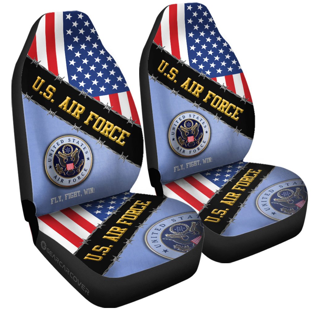 U.S. Air Force Car Seat Covers Custom United States Military Car Accessories