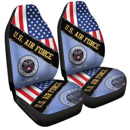 U.S. Air Force Car Seat Covers Custom United States Military Car Accessories