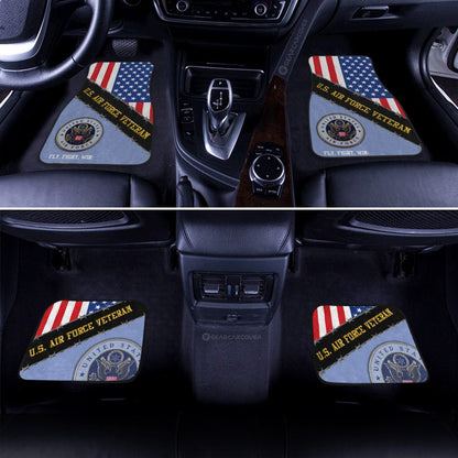 U.S. Air Force Veterans Car Floor Mats Custom United States Military Car Accessories