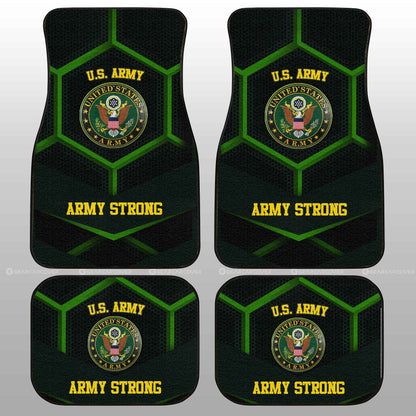 U.S Army Car Floor Mats Custom Army Strong US Military Car Accessories