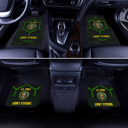 U.S Army Car Floor Mats Custom Army Strong US Military Car Accessories