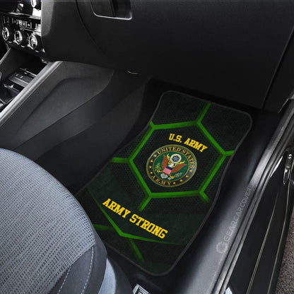 U.S Army Car Floor Mats Custom Army Strong US Military Car Accessories