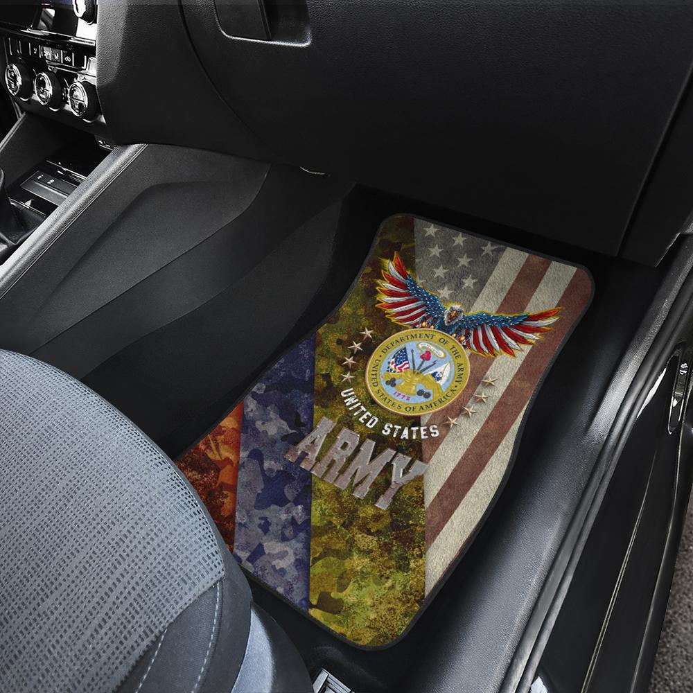 U.S Army Car Floor Mats Custom Camouflage Car Accessories