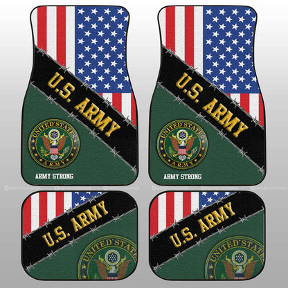 U.S. Army Car Floor Mats Custom United States Military Car Accessories