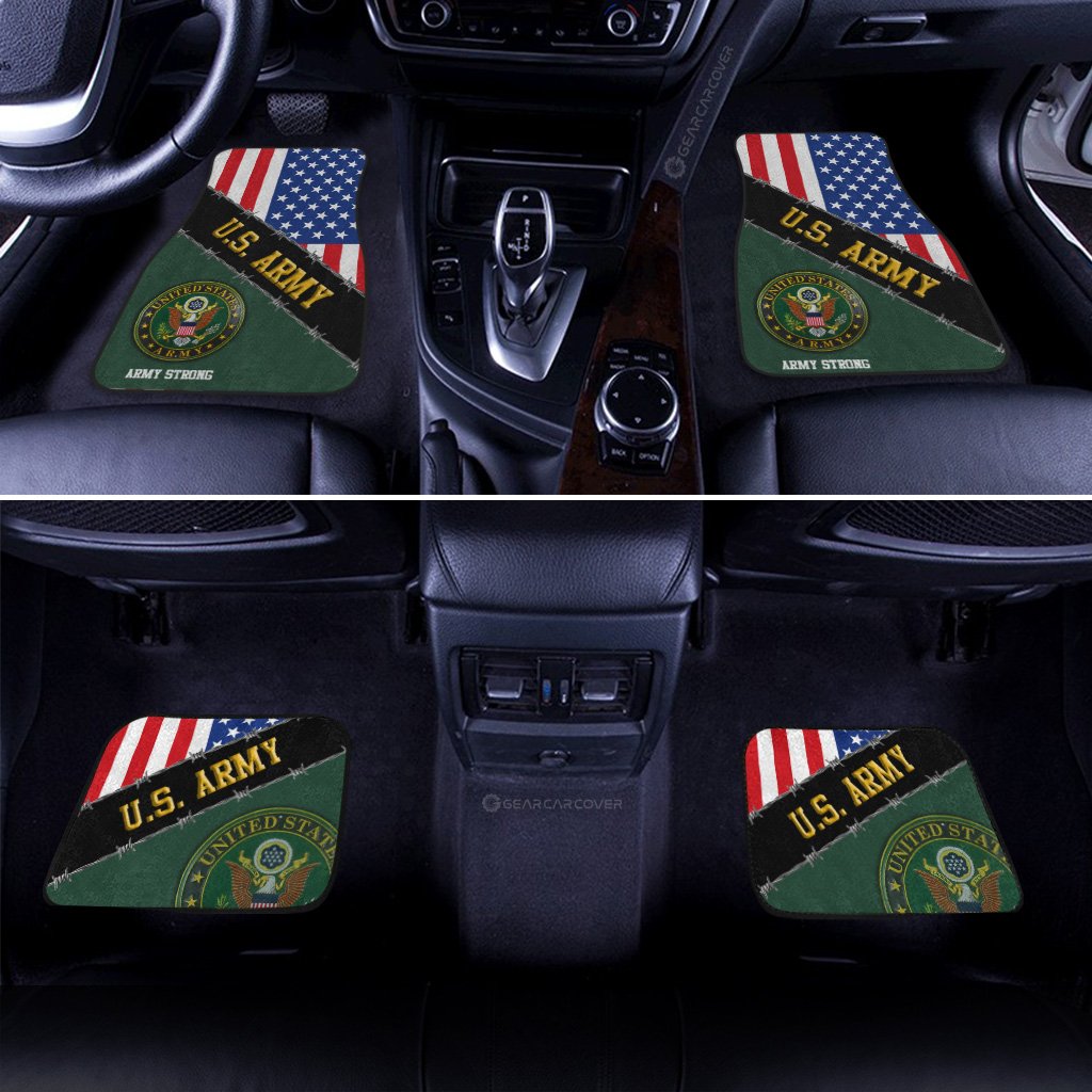 U.S. Army Car Floor Mats Custom United States Military Car Accessories