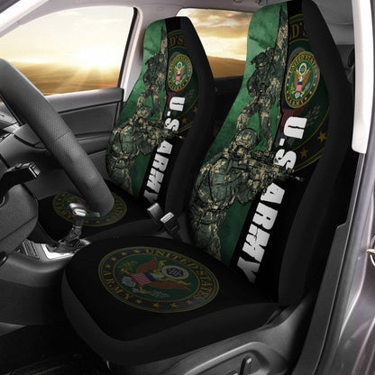 U.S Army Car Seat Covers Custom Camouflage Car Accessories Cool