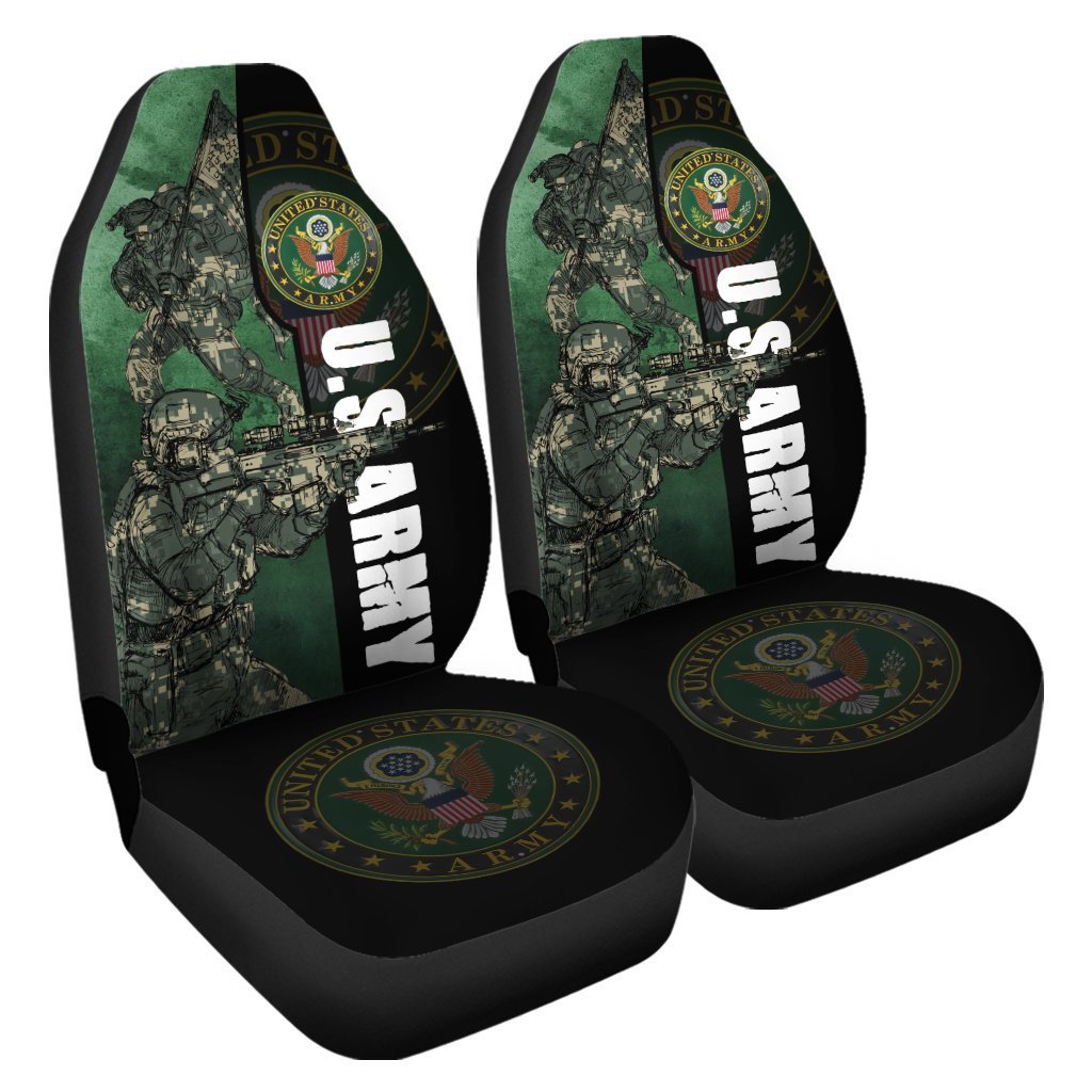 U.S Army Car Seat Covers Custom Camouflage Car Accessories Cool