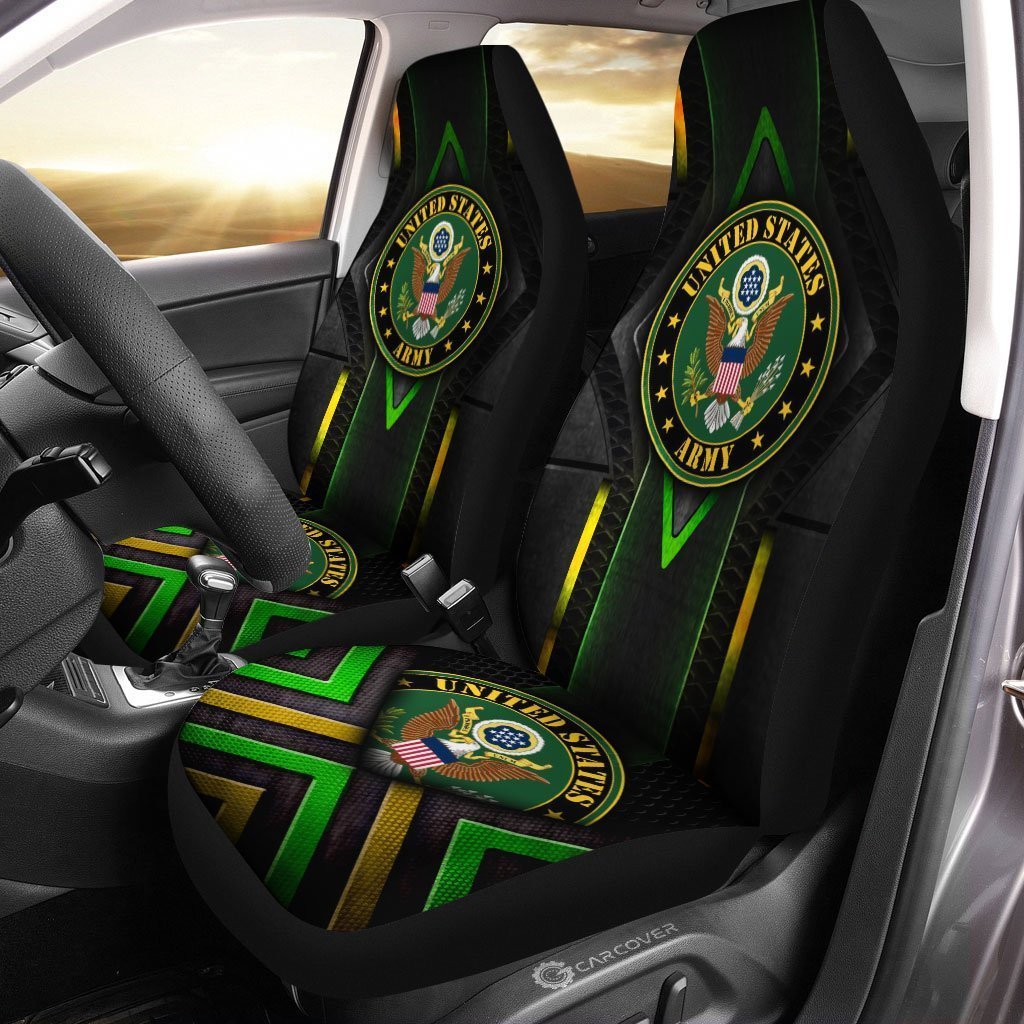 U.S Army Car Seat Covers Custom Military Car Accessories For Army