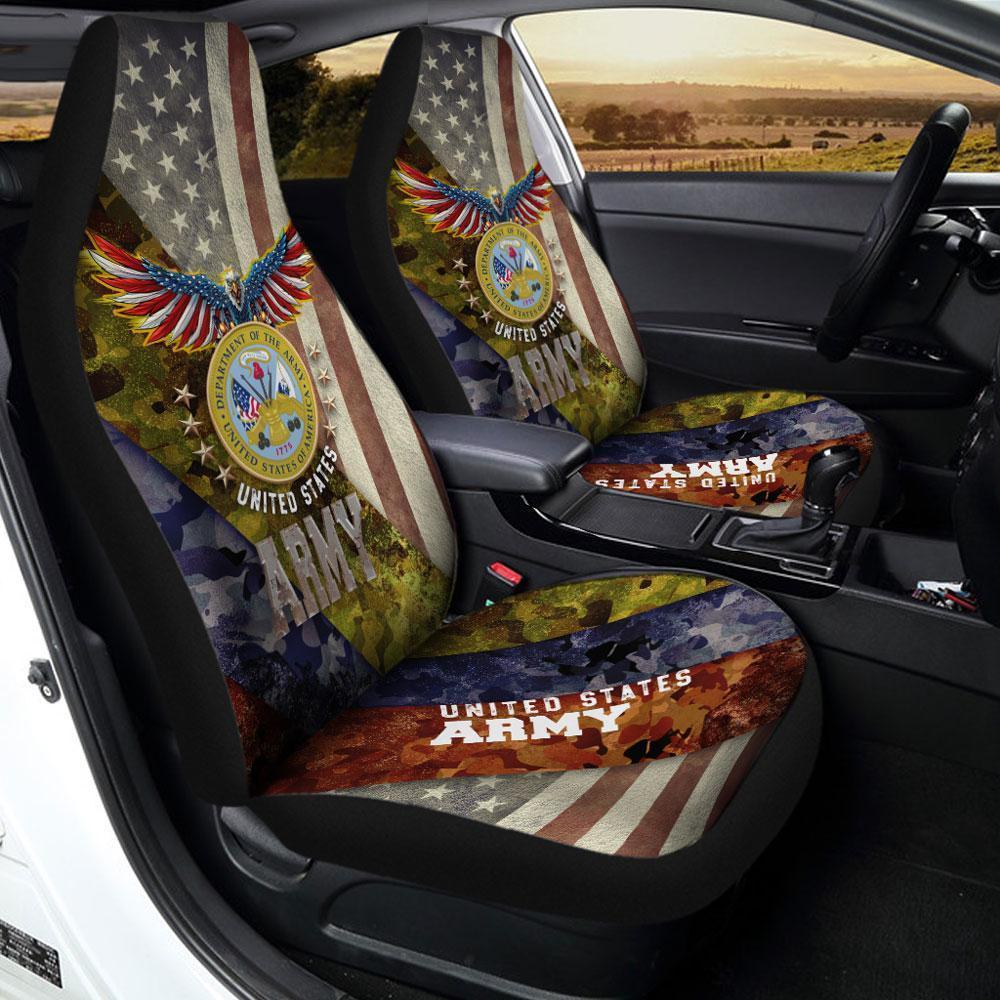 U.S Army Car Seat Covers Custom Military Car Accessories