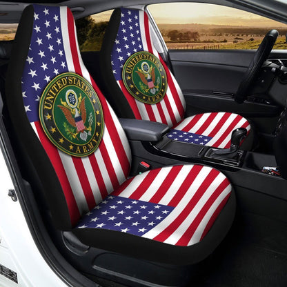 U.S Army Car Seat Covers Custom US Flag Car Accessories