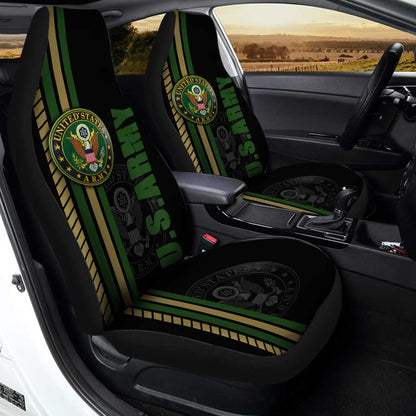 U.S Army Car Seat Covers Custom USA Military Car Accessories
