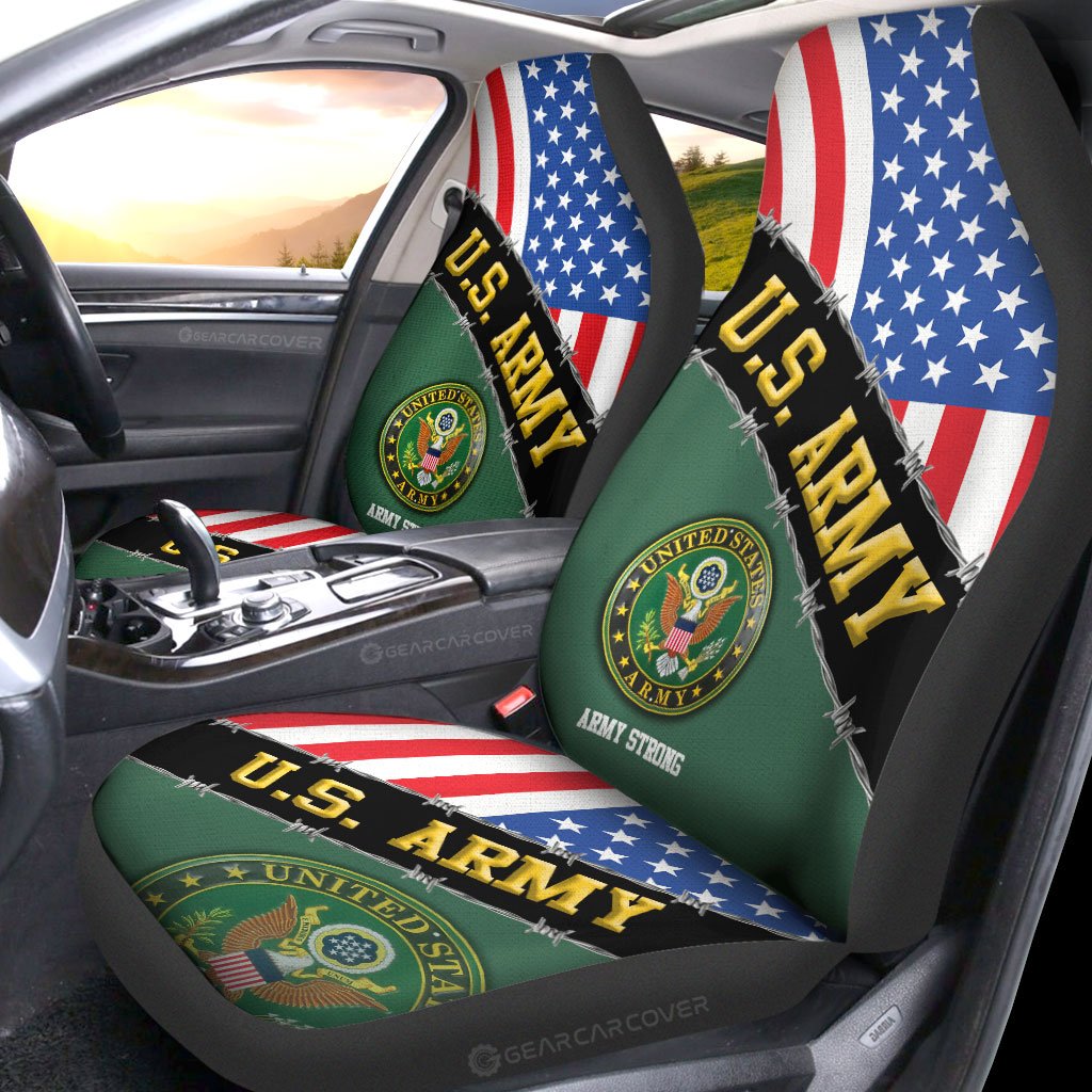 U.S. Army Car Seat Covers Custom United States Military Car Accessories