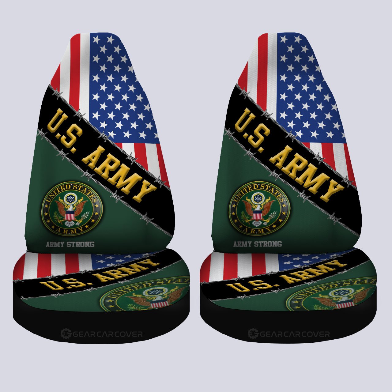 U.S. Army Car Seat Covers Custom United States Military Car Accessories
